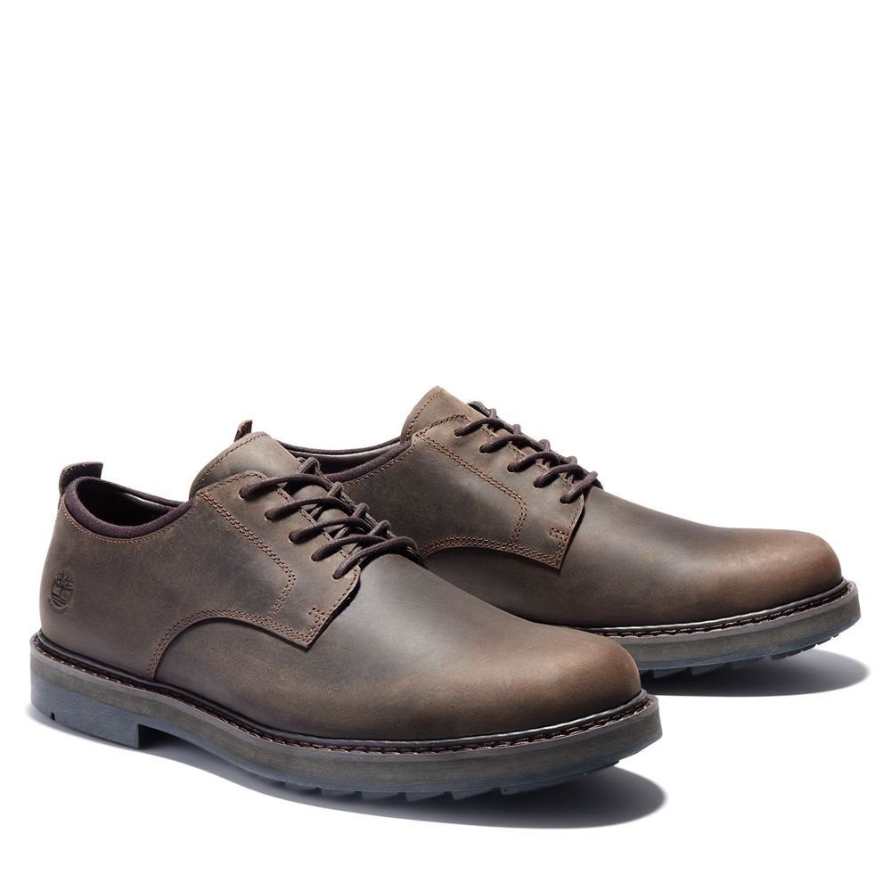 Zapatos Oxford Timberland Hombre Squall Canyon Waterproof Marrones Oscuro - Chile ACW-589610